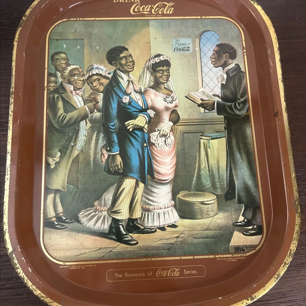 1977 Reproduction of “1916 The Romance Collection” Coca-Cola Tray